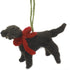 Chocolate Lab Dog Hand Knit Wool Christmas Ornament - ARCADIA HOME